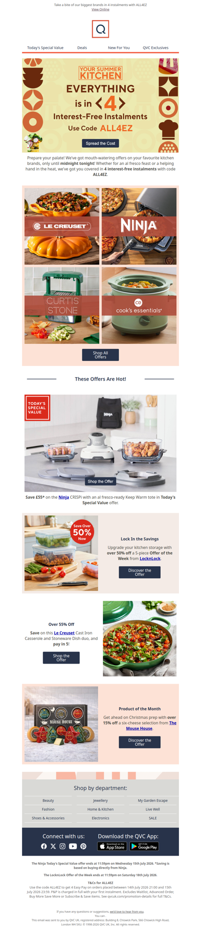 Make it a foodie summer with these kitchen offers 🍴☀️
