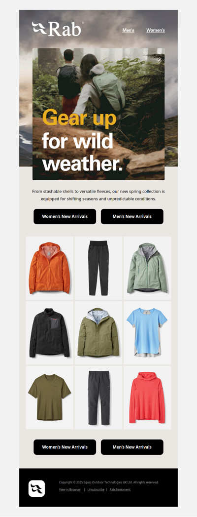 New spring favourites.