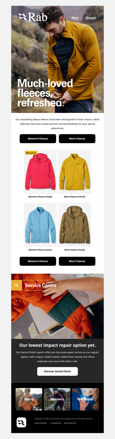 Time-tested warmth. Fresh colours.