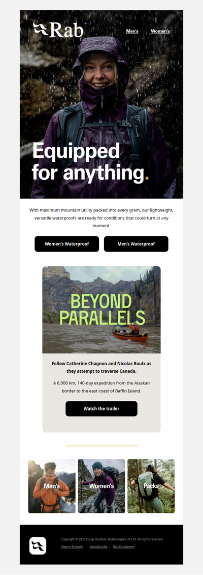 Ready for the storm.