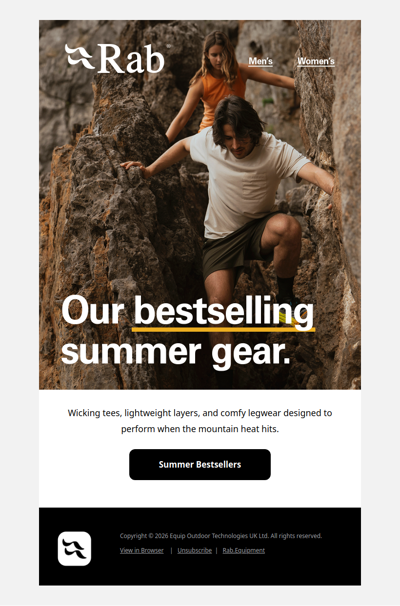 Our bestselling summer gear.