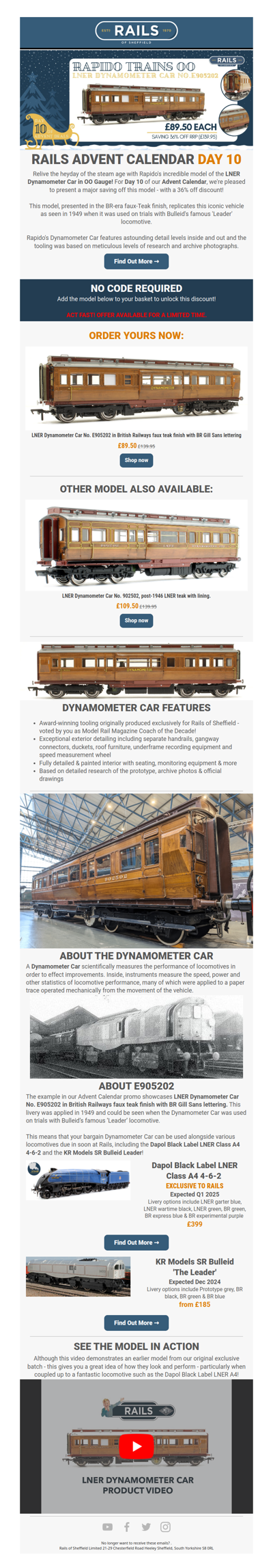 🚂💨 Rapido Dynamometer Car BARGAINS - Advent Calendar Day 10 📆