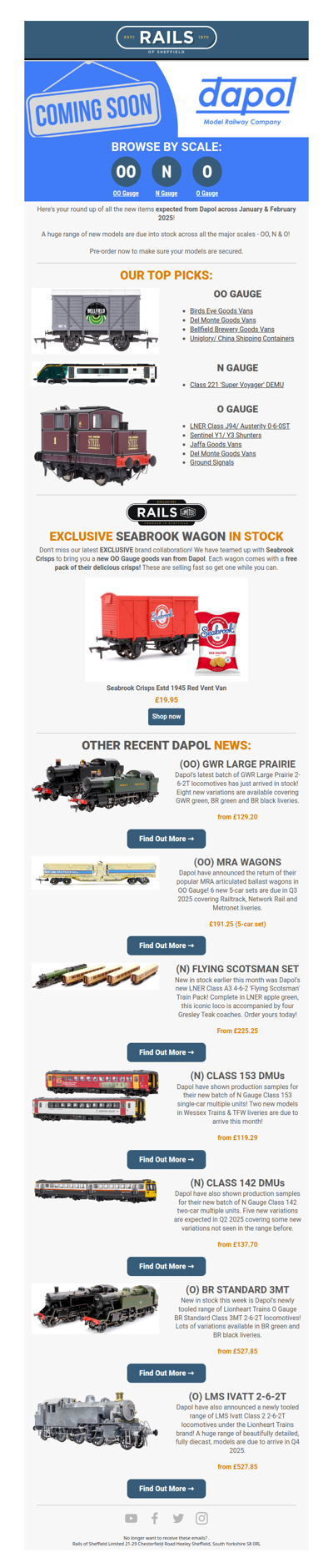 📆 Explore All New Dapol Items Due Across January & February 👀