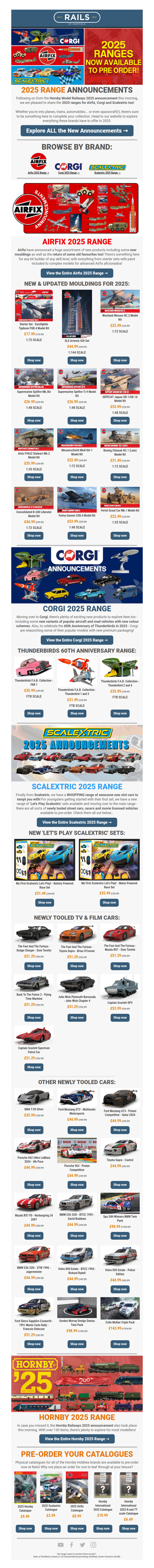 ✈️🚗🚀 Airfix, Corgi & Scalextric 2025 Announcements LIVE NOW! 🎉