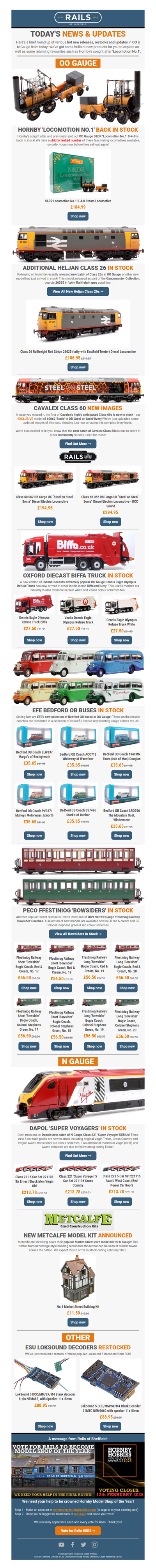 🚂 NEW Releases, Restocks & Updates in OO & N Gauge! 🚄