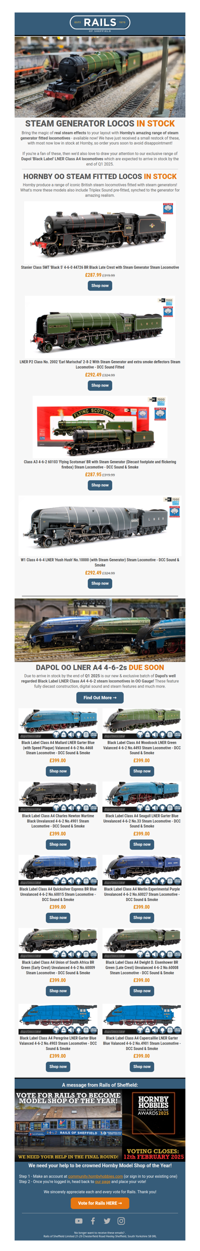 🚂 Steam Generating OO Gauge Locos In Stock Now! 💨