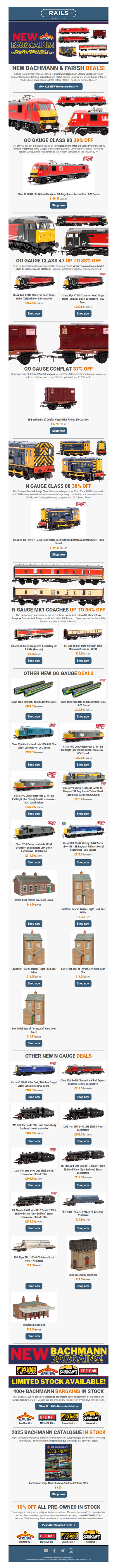 🚆 NEW Bachmann & Farish BARGAINS In Stock Now! 🚞