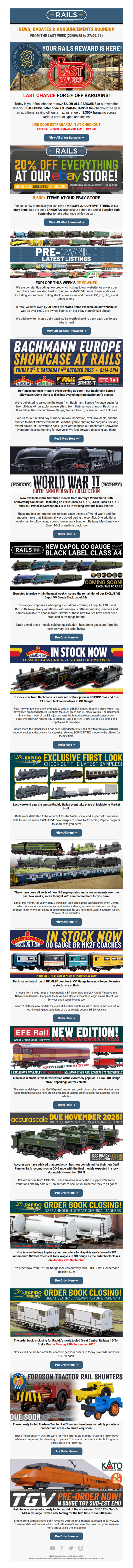 🚂 News, Updates and Announcements Roundup 📰