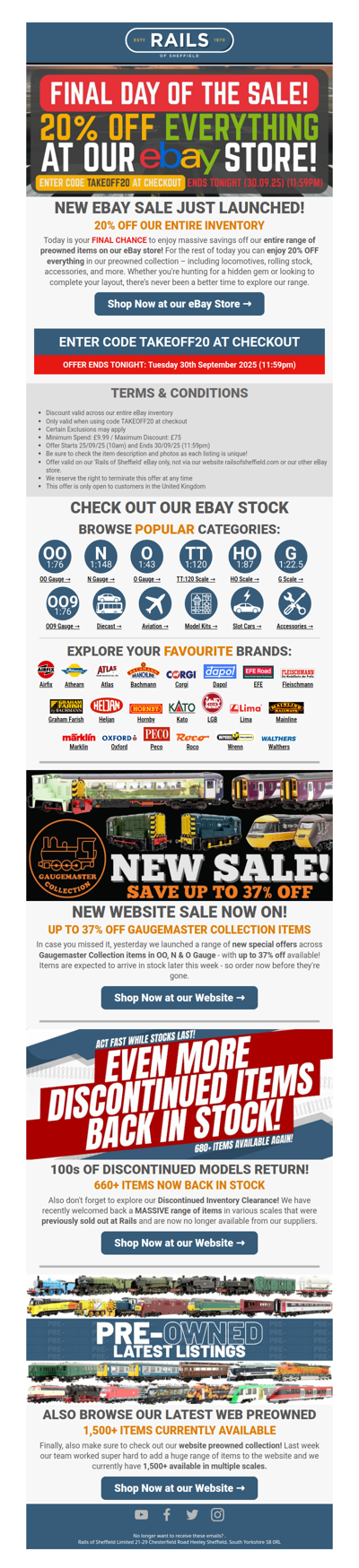 ⏰ LAST CHANCE for our eBay Sale + MORE OFFERS! 🎉