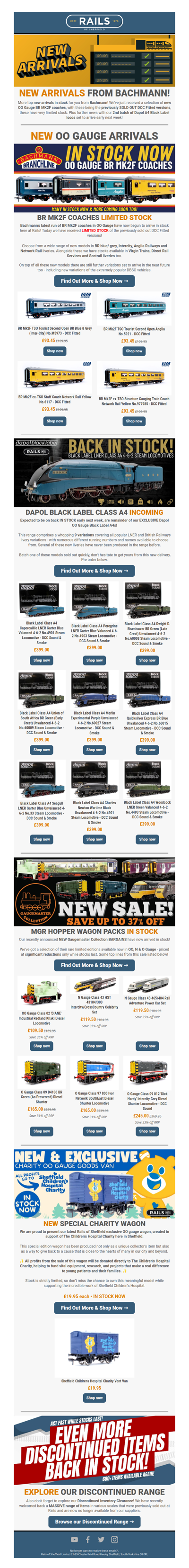 🚂 NEW Bachmann DCC Mk2Fs Coaches In Stock! 🆕