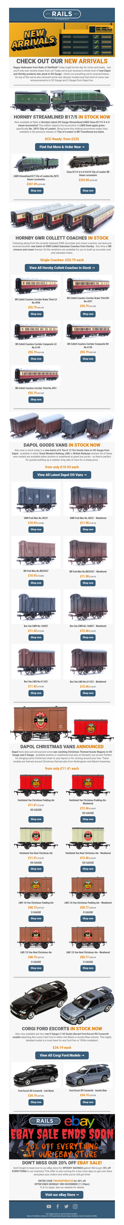 🚂 NEW Arrivals from Hornby & Dapol! 👀