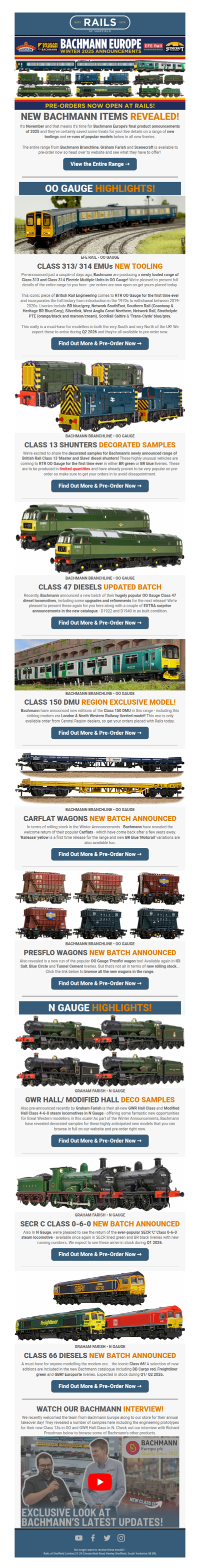 👀 Bachmann Winter Announcements REVEALED 🤩