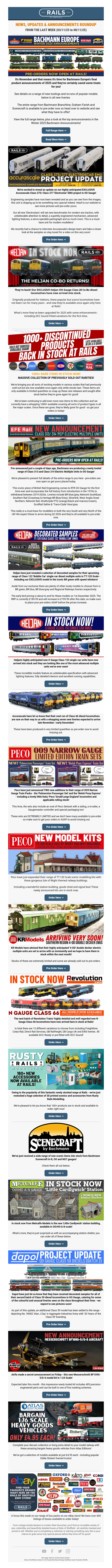 🚂 News, Updates and Announcements Roundup 📅