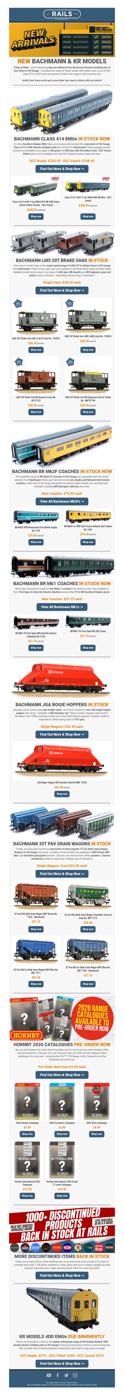 🤩 NEW RELEASES from Bachmann + More NEWS! 🚞