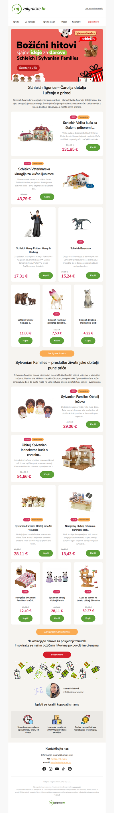 Omiljene figurice iz Schleich i Sylvanian Families