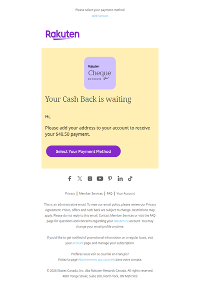 Important Account Information