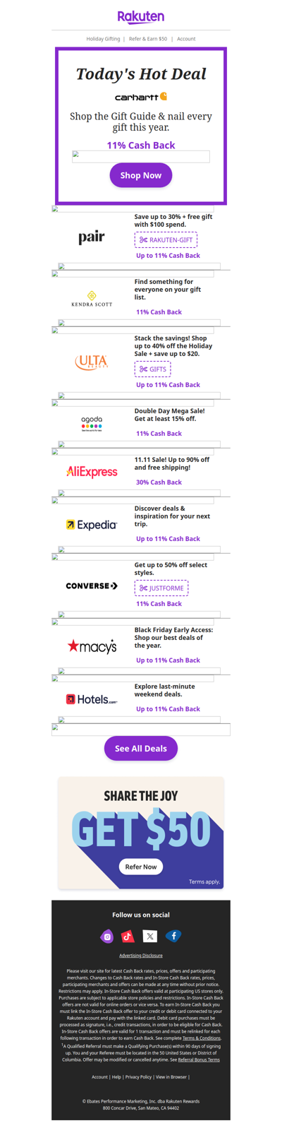 Hot Deal for you at Carhartt: Shop the Gift Guide & nail every gift this year.