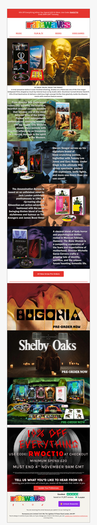 New ARROW Films Pre-Orders - Save 10% Today!