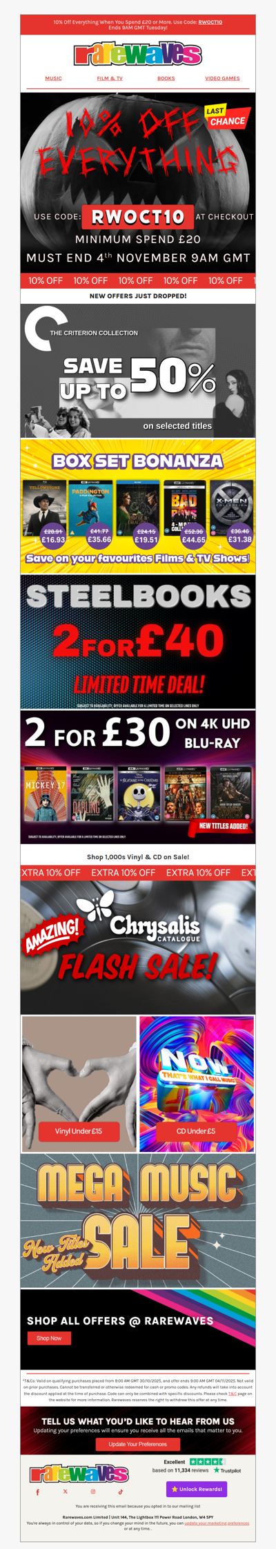 Hurry! 10% Off Everything* Ends Soon!