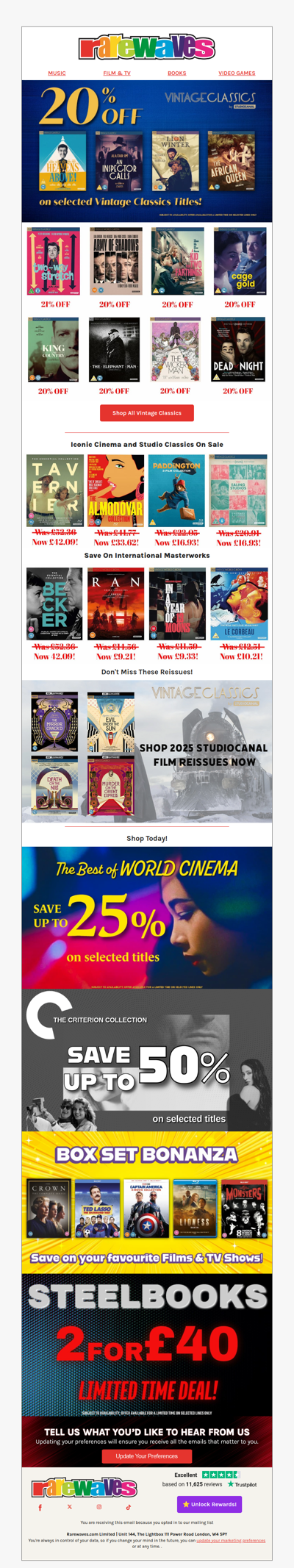 Your Favourite Vintage Films Await! 🎥