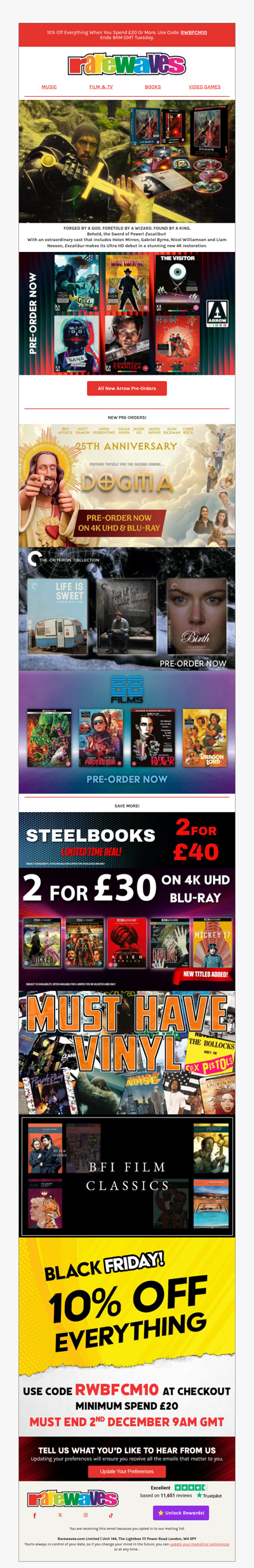 New ARROW Films Pre-Orders - Save 10% Today!