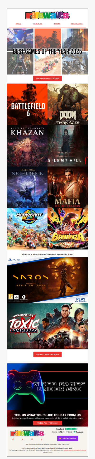 🎮The Best Games of 2025🏆