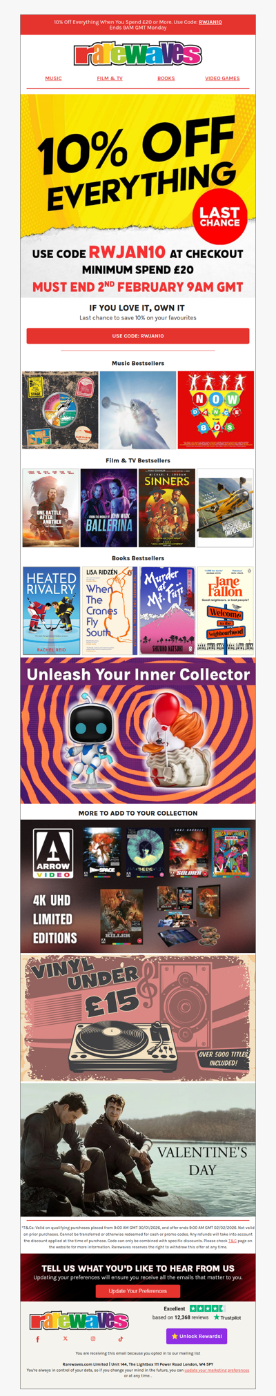 Hurry! 10% Off Everything Ends Soon!