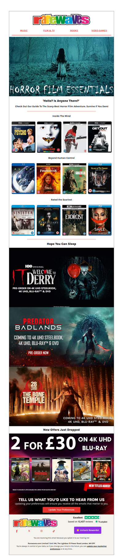 The Ultimate Horror Film Essentials