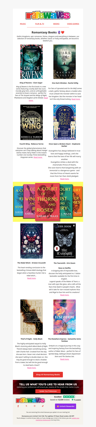 Romantasy Books 🔮❤️