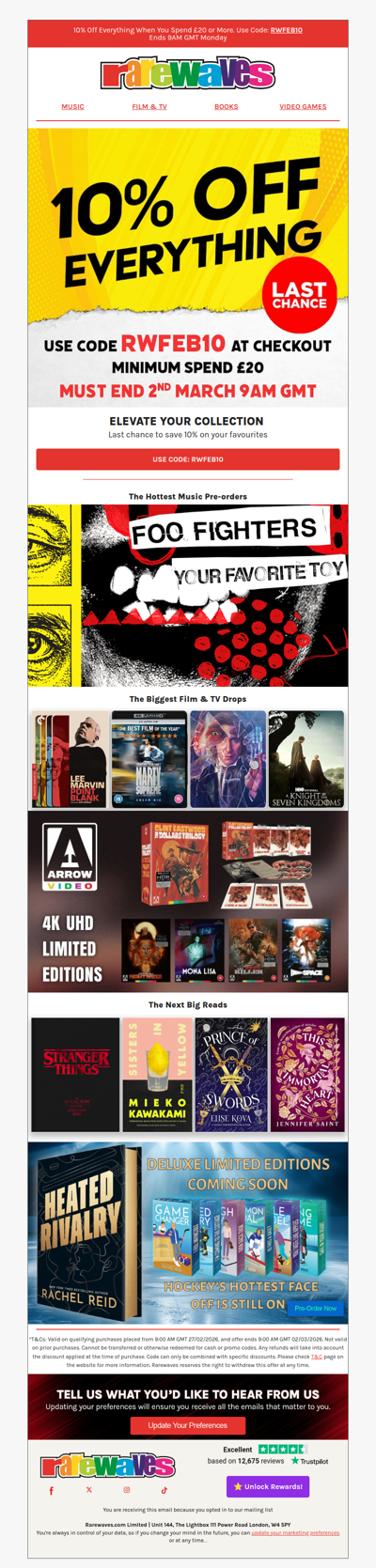 Hurry! 10% Off Everything Ends Soon!