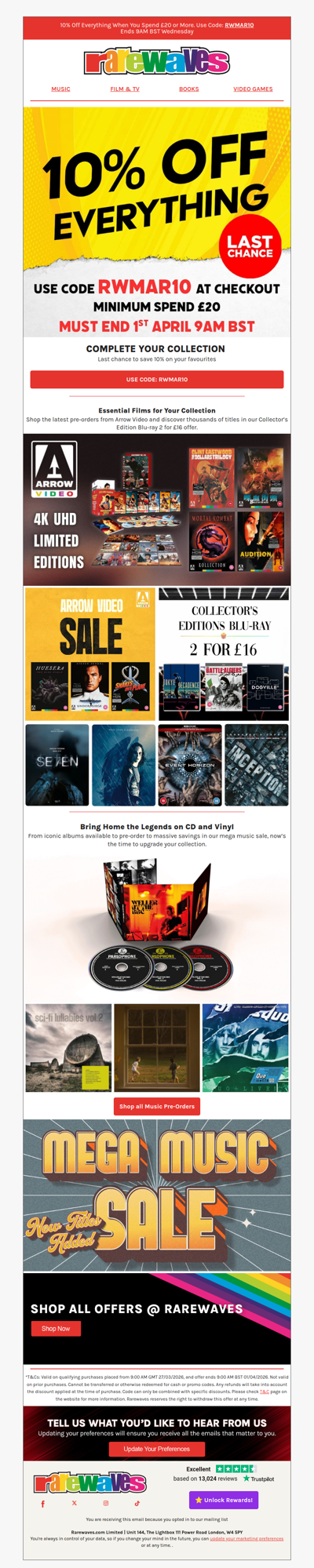 Final Hours: Save 10% on Your Collection