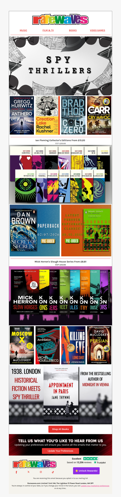 New and Legendary Spy Thrillers 🕵️‍♀️🔍