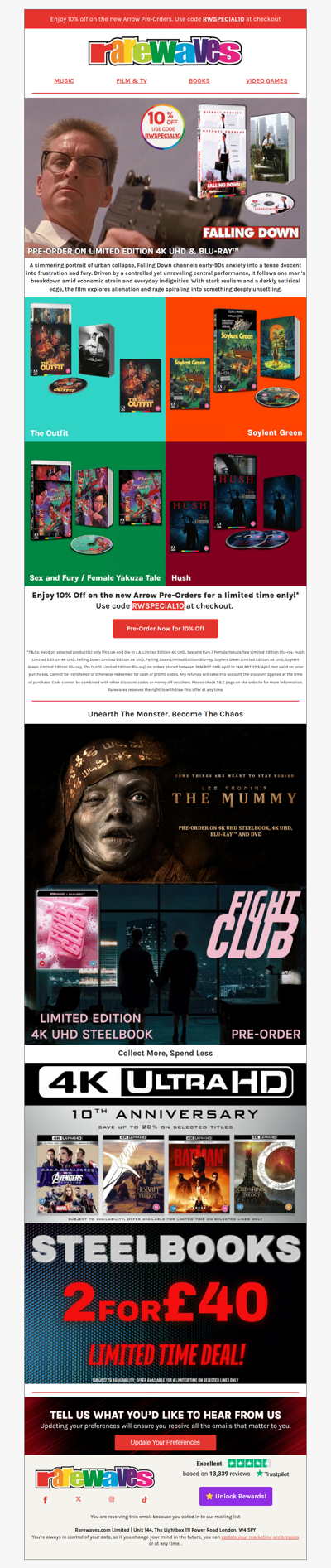 New Arrow Films Pre-Orders