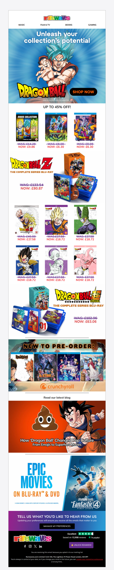 Grab Deals on Dragon Ball Today!
