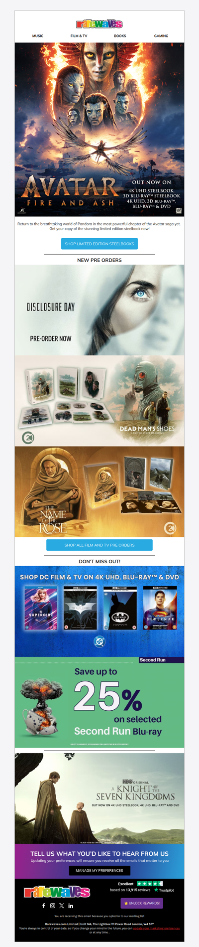 Get Your Avatar Fire & Ash Steelbook Now!