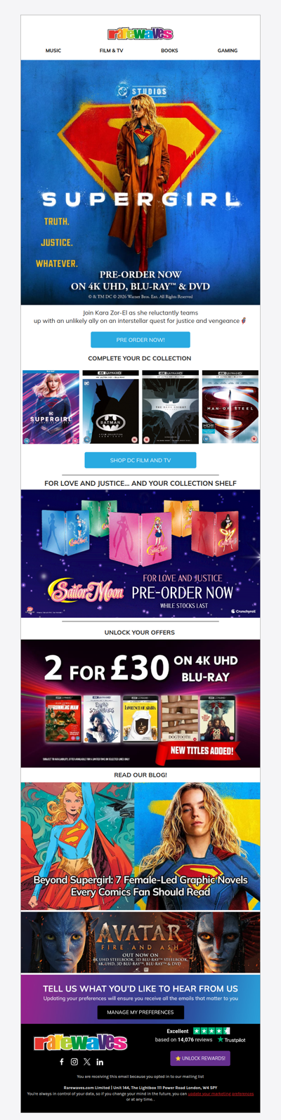 Look out! Supergirl is now available for pre-order!
