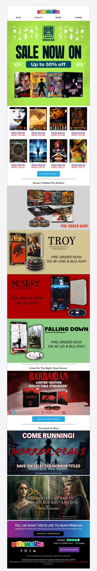 Grab 50% Off Arrow's Summer Sales!