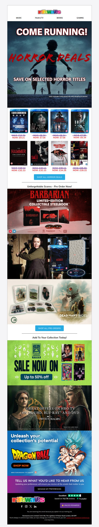 Dare to Dive into Our Horror Collection?