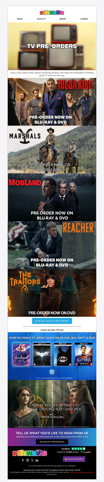 Must-Have TV Pre-Orders Await!