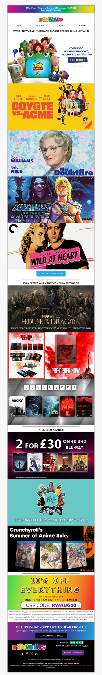 Hottest New 4K UHD Pre-Orders!