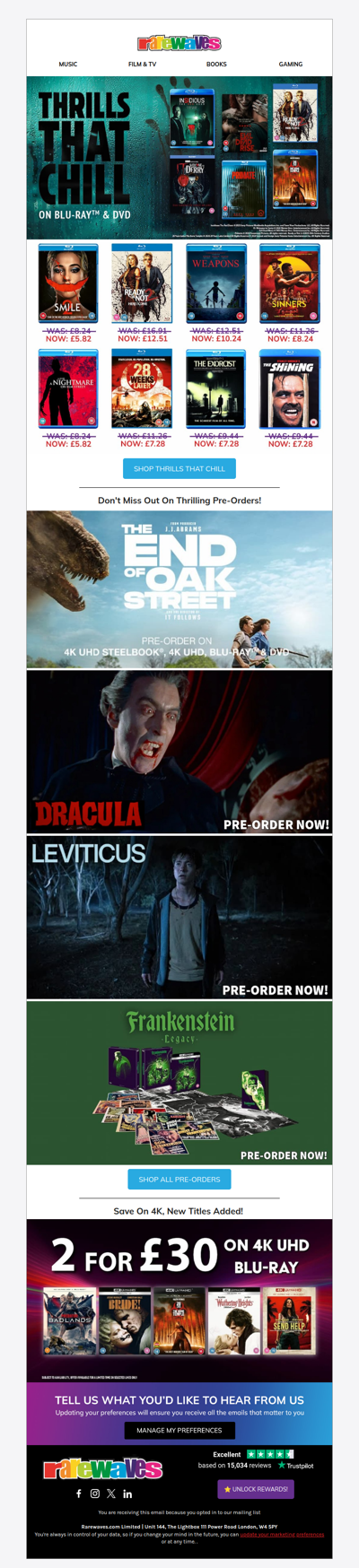 Save On Thrills That Chill!