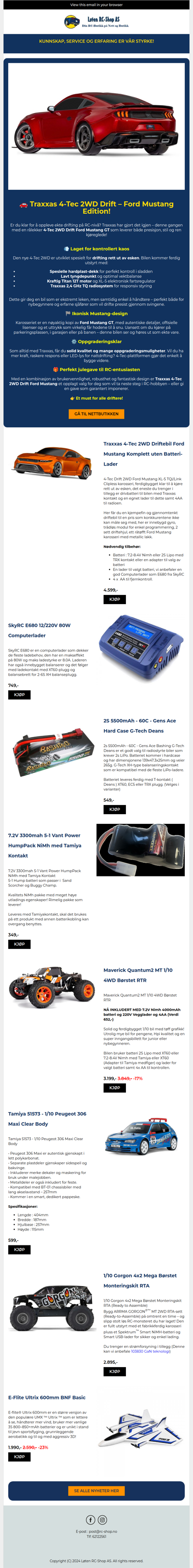 Traxxas 4-Tec 2WD Drift – tekniske høydepunkter og førsteinntrykk