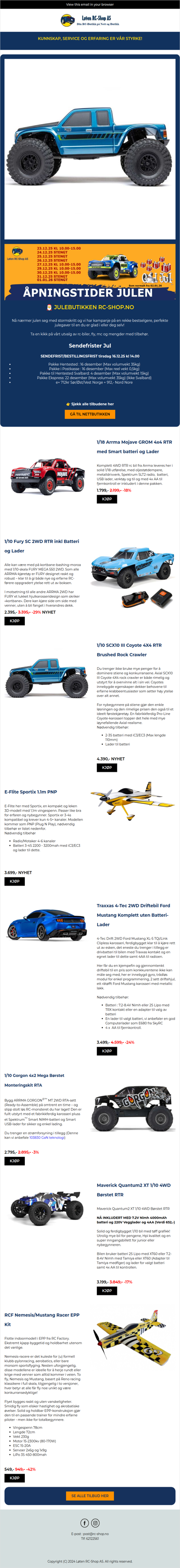 Spennende nyheter og julekampanje 🎅