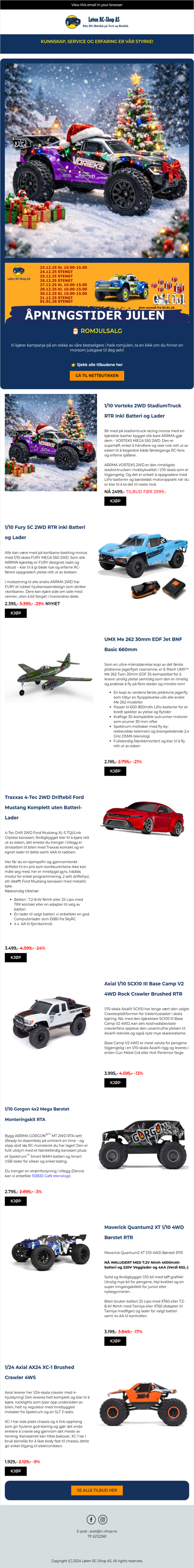 Romjulsalget har startet, julegave til deg selv? 🎅