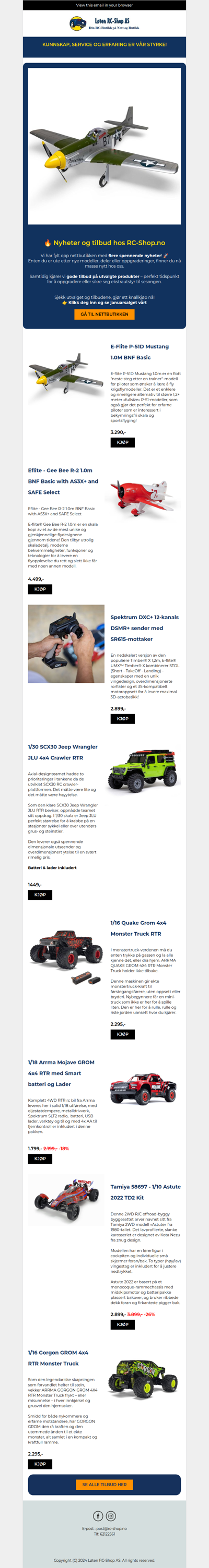 Nye produkter er lansert – pluss gode tilbud!