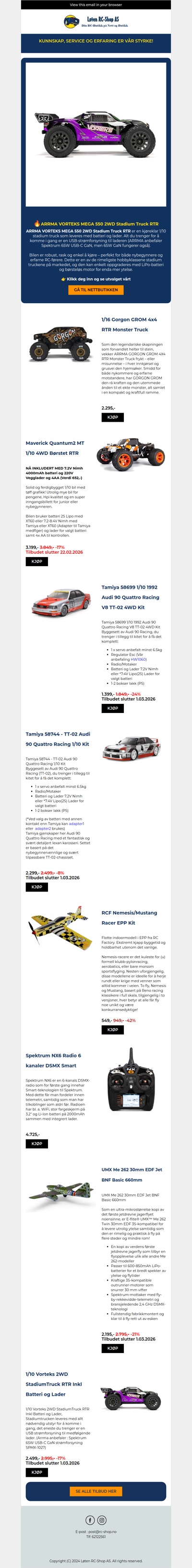 Sjekk ut disse kule RC-bilene på tilbud 🤩