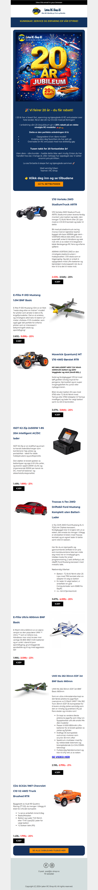 🎉 Vår jubileumskampanje fortsetter