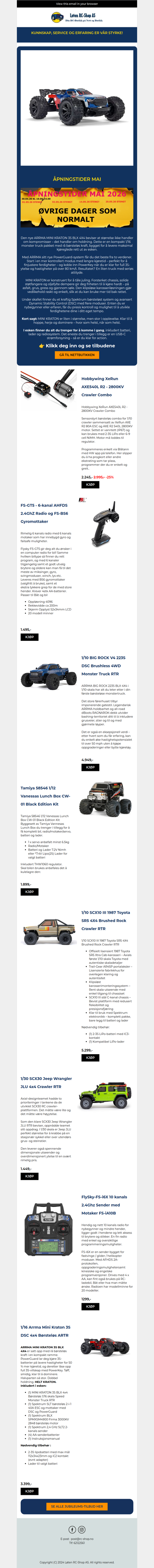 Har du sett Arrma Mini Kraton? Denne bør du sjekke ut