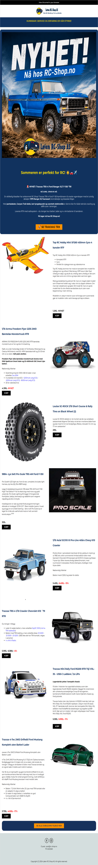 Sjekk denne hete nyheten fra Traxxas 🏎️😃