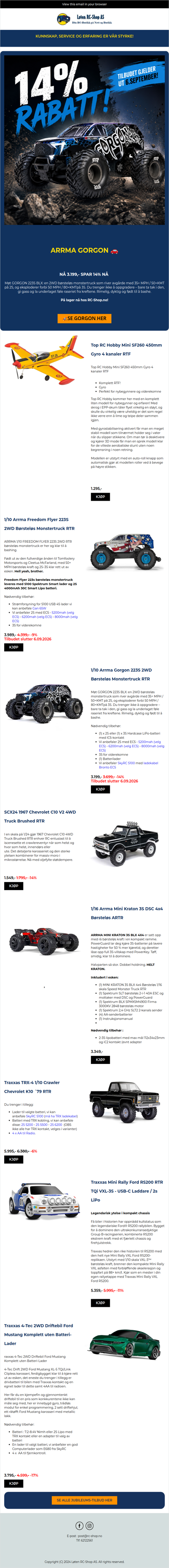 Klar for en skikkelig RC Høst? 🏎️🤩